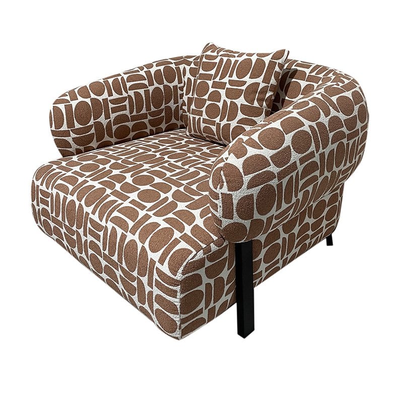 Fauteuil lounge Kathmandu Amon Terre cuite