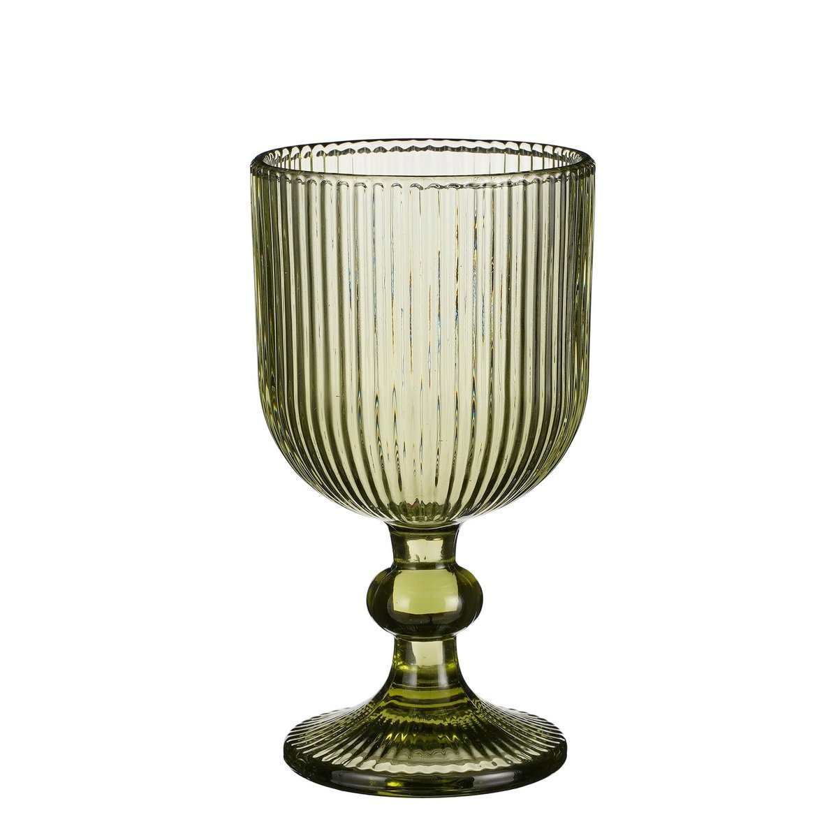Verre à vin Merlot - Ensemble de 6 - 250 ml - Verre - vert clair