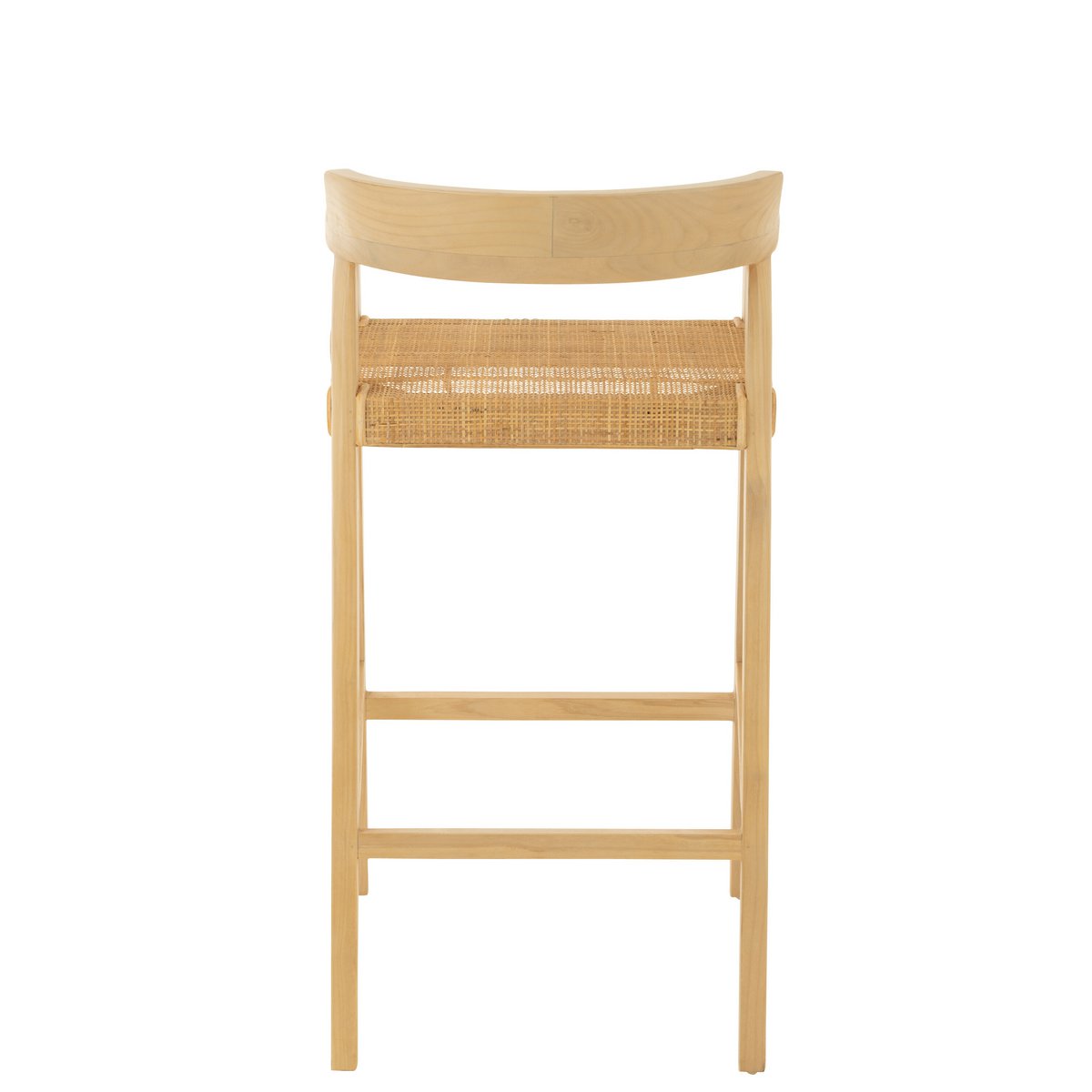 Chaise de bar J-Line Emma - bois - naturel