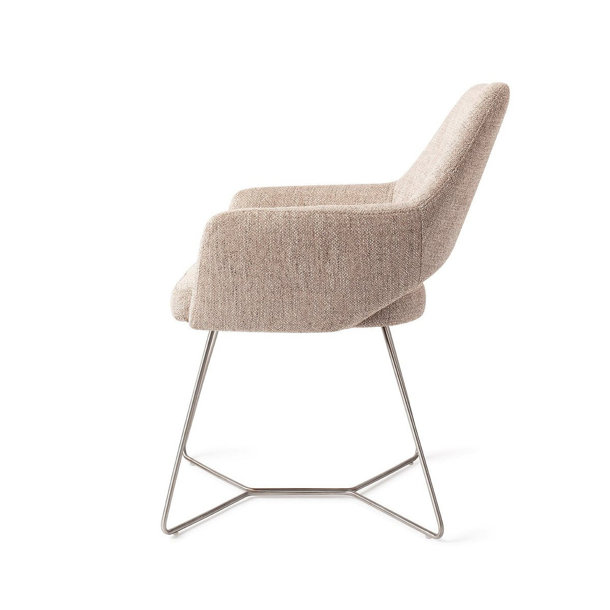 Jesper Home Yanai Chaise de salle à manger Beehive Acier