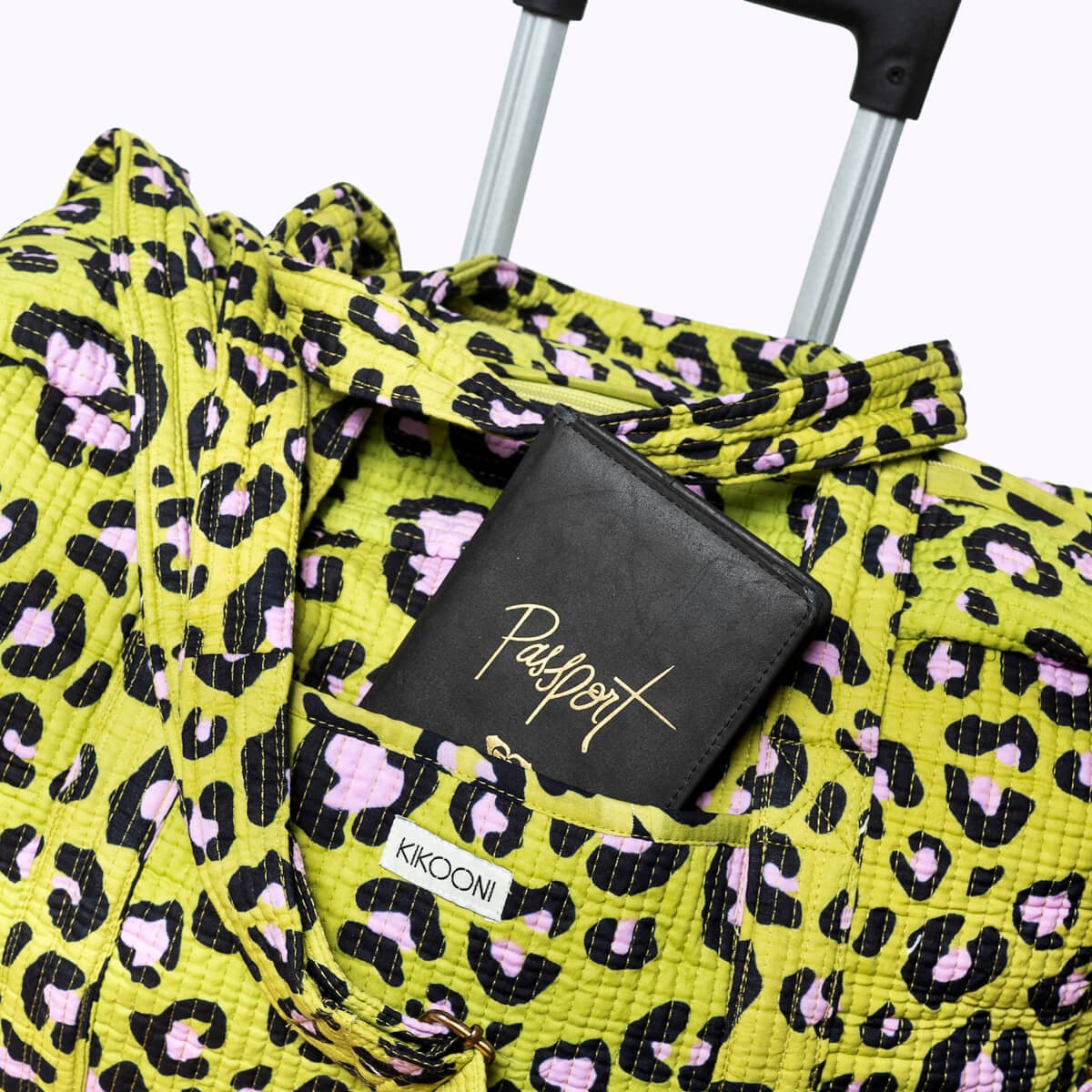 Grand sac de voyage "Oh Leo Cosmic Green"