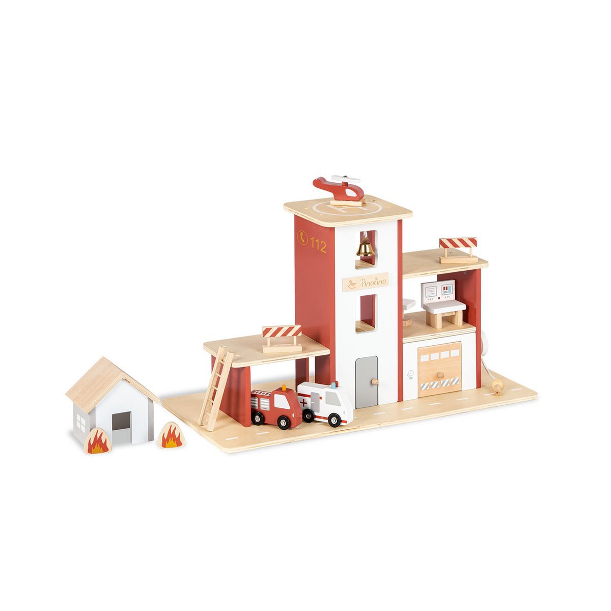 Caserne de pompiers 'Ben' incl. accessoires