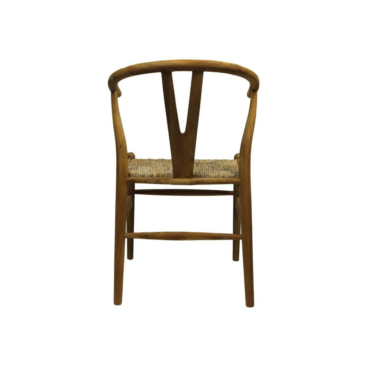 Chaise de salle de collection HSM Delilah-50x41x78-Naturel-Teak / Banana Leaf