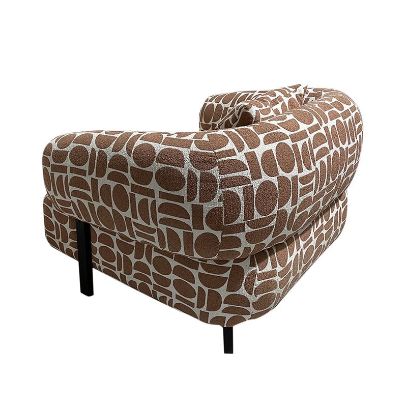 Fauteuil lounge Kathmandu Amon Terre cuite