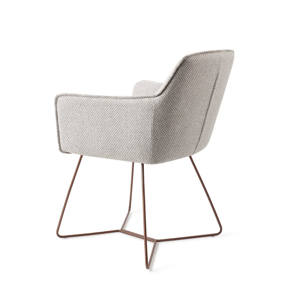 Jesper Home Hofu Chaise de salle à manger Beehive Rose