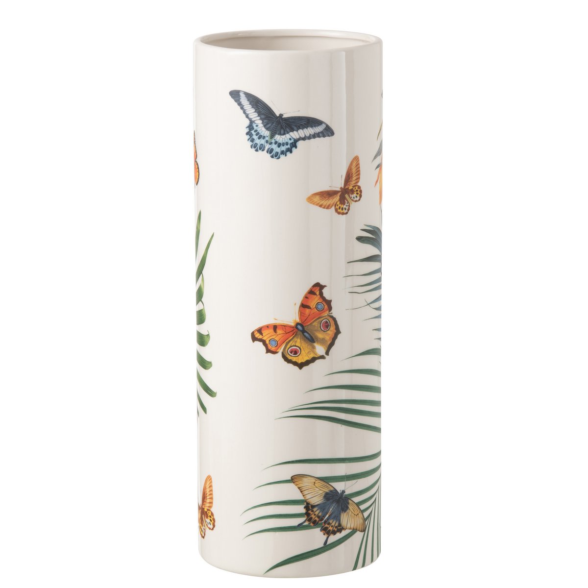 J-Line Vase Papillons Dolomite Mix Grand