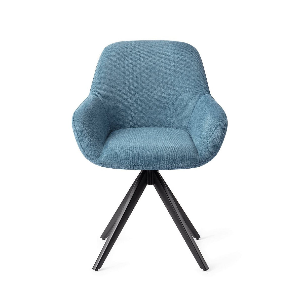 Jesper Home Kushi Chaise de Salle à Manger Tourner Noir