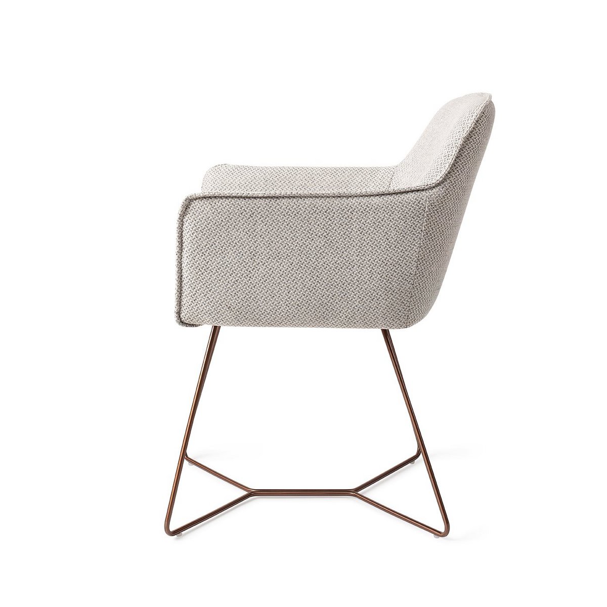 Jesper Home Hofu Chaise de salle à manger Beehive Rose