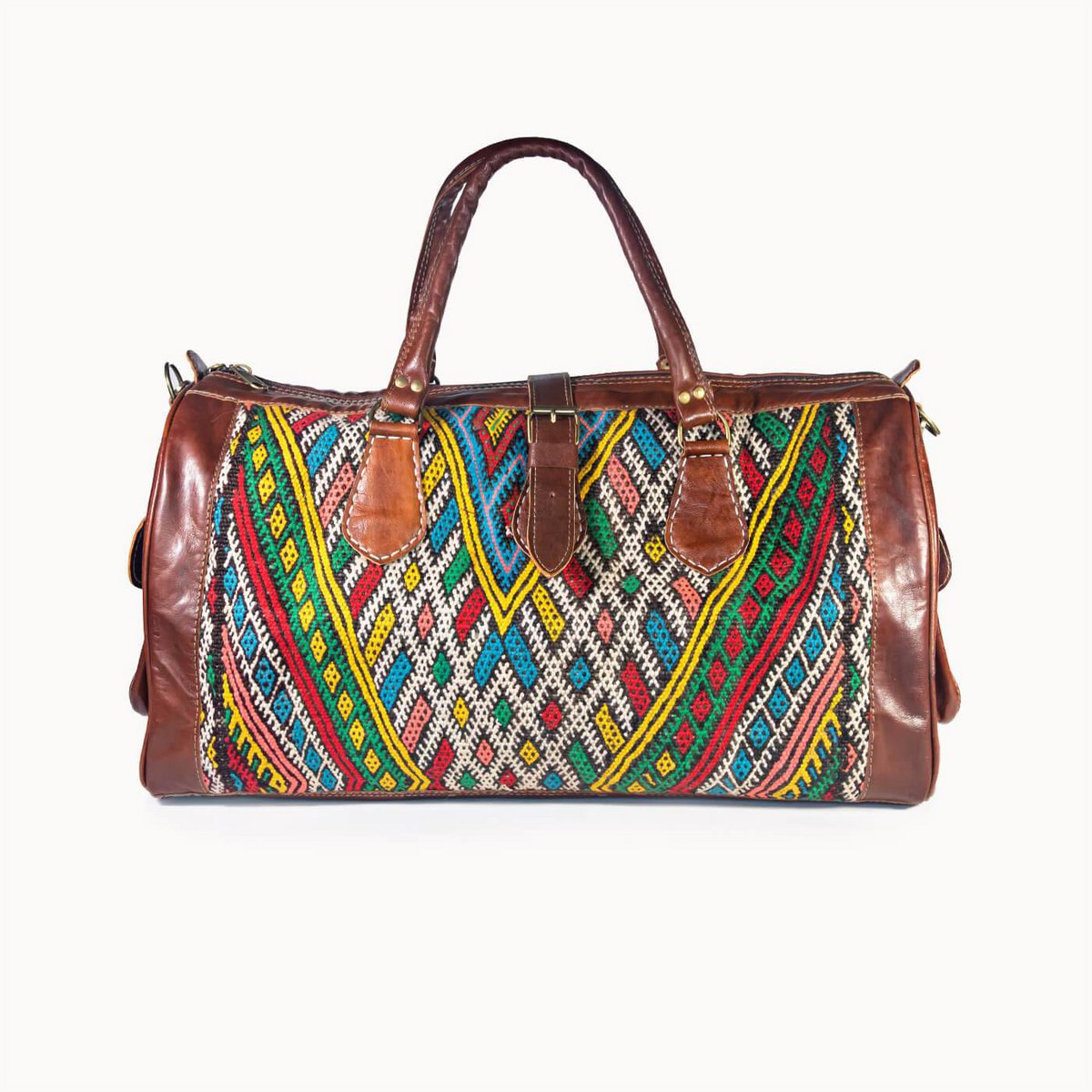 Sac en cuir 'Kilim X'
