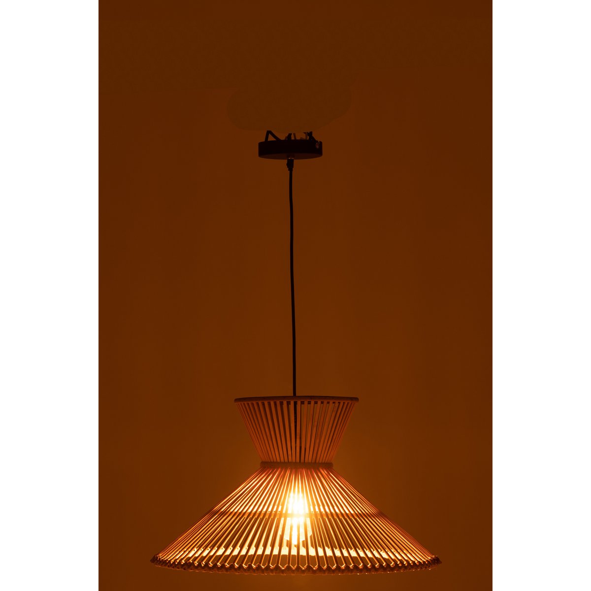 Lampe J-Line Layers - bambou - naturel - petite