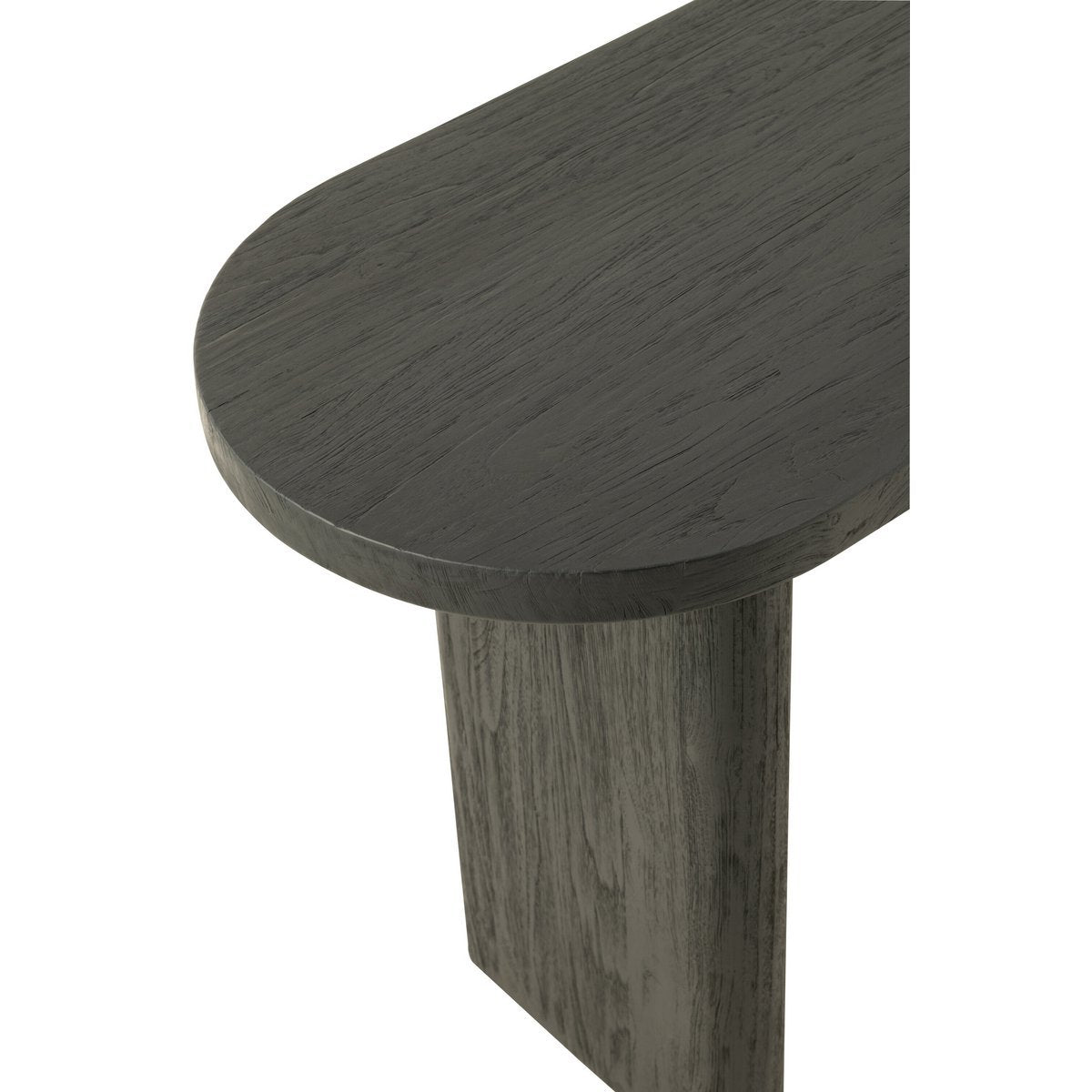 Table J-Line Teck - bois - noir