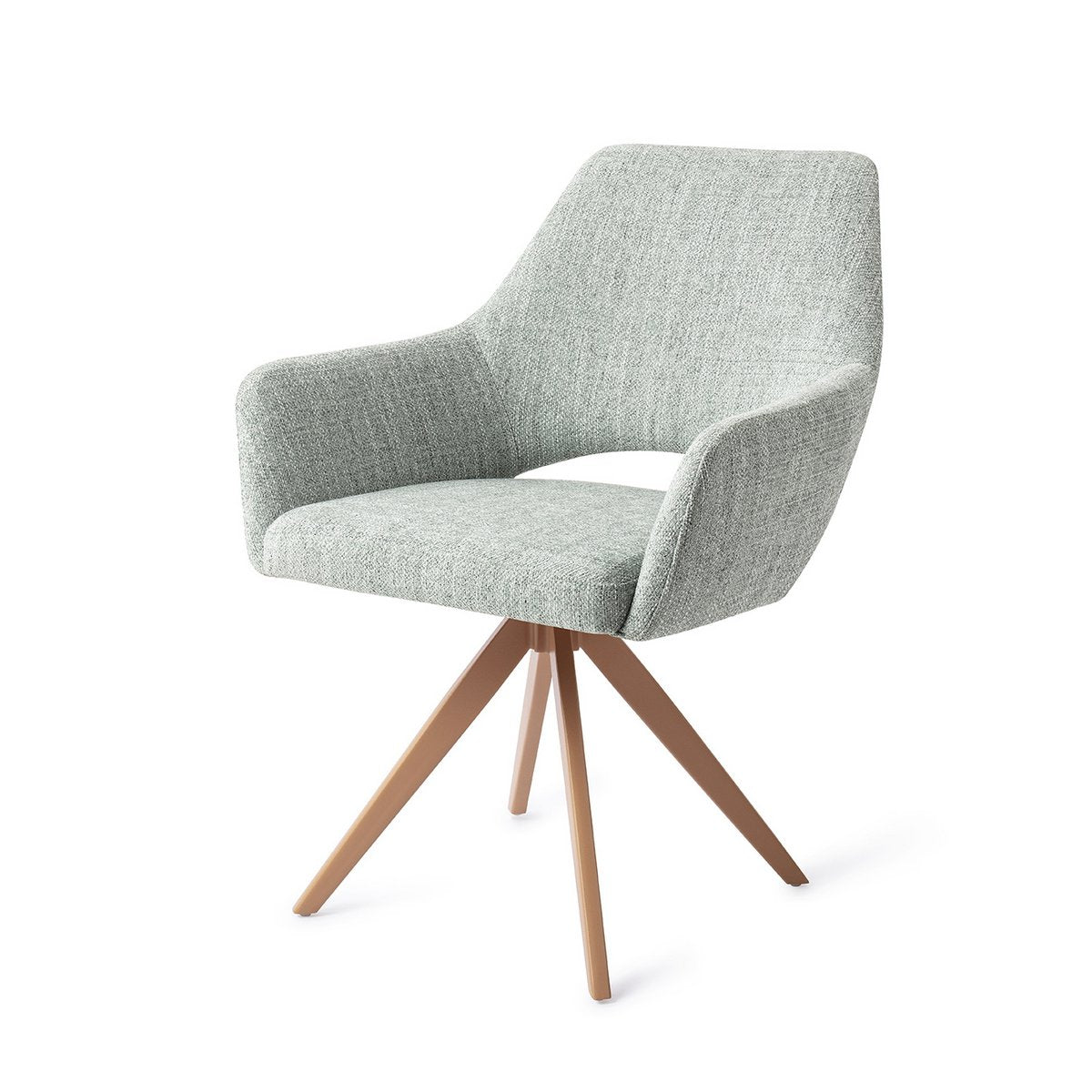 Jesper Home Yanai Chaise de salle à manger Turn Peach