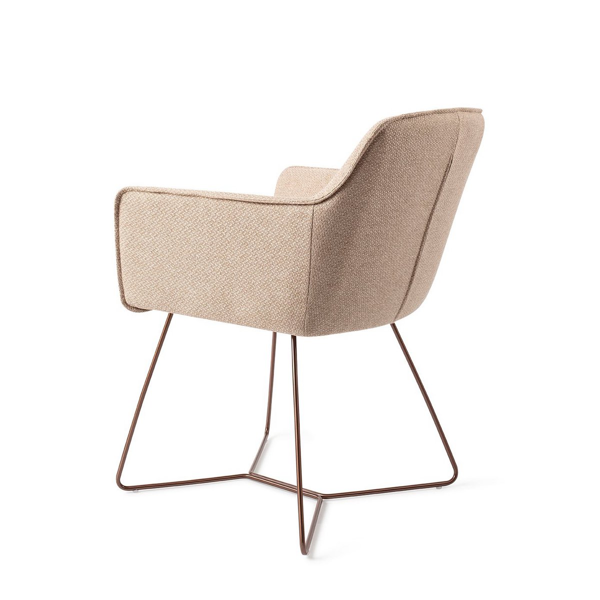 Jesper Home Hofu Chaise de salle à manger Beehive Rose