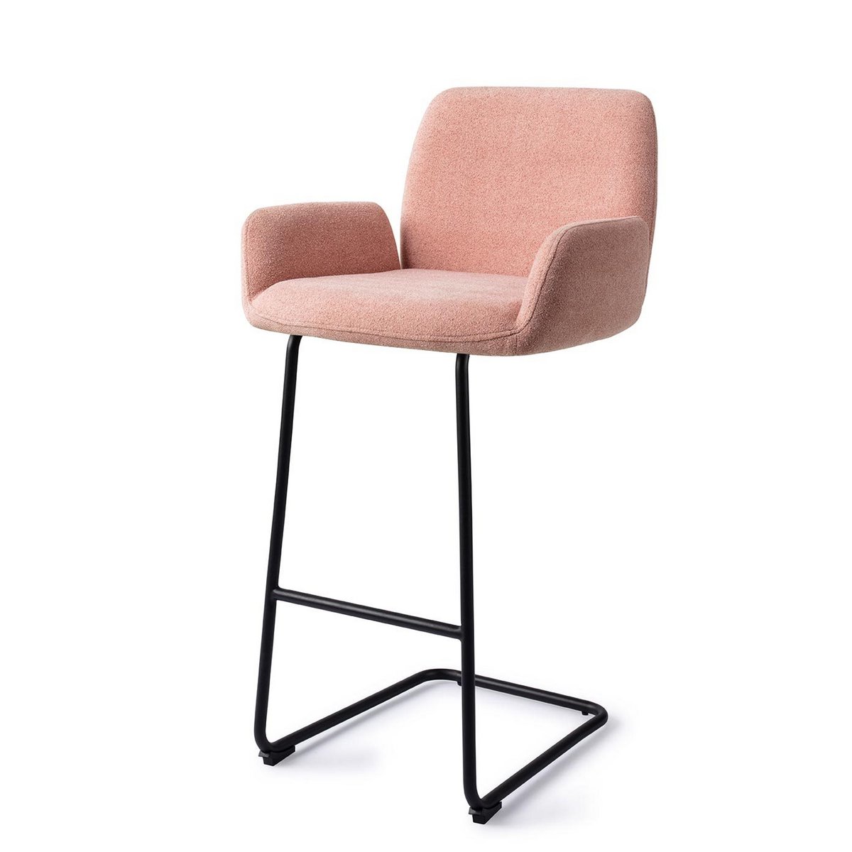 Jesper Home Misaki Barkruk Arch Noir (barre)