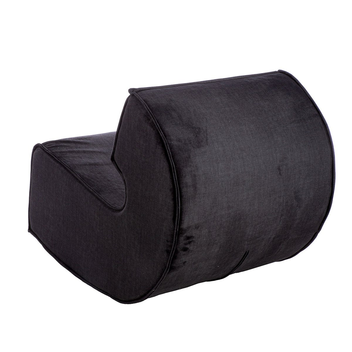 Fauteuil Nobra, noir H.77 cm