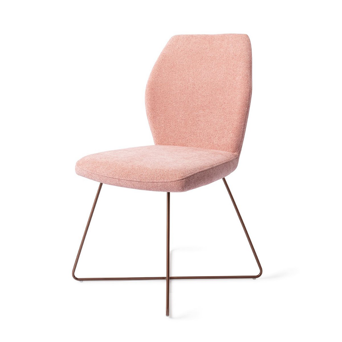 Jesper Home Ikata Chaise de salle à manger Cross Rose