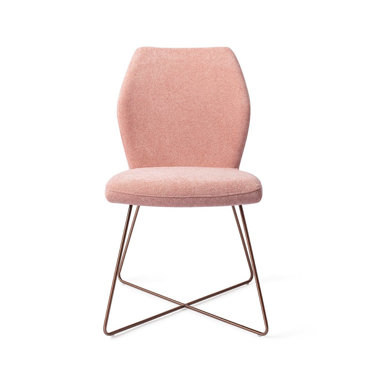 Jesper Home Ikata Chaise de salle à manger Cross Rose