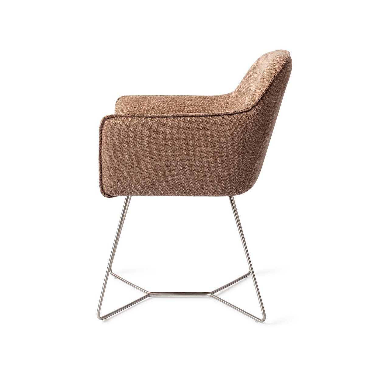Jesper Home Hofu Chaise de salle à manger Beehive Acier