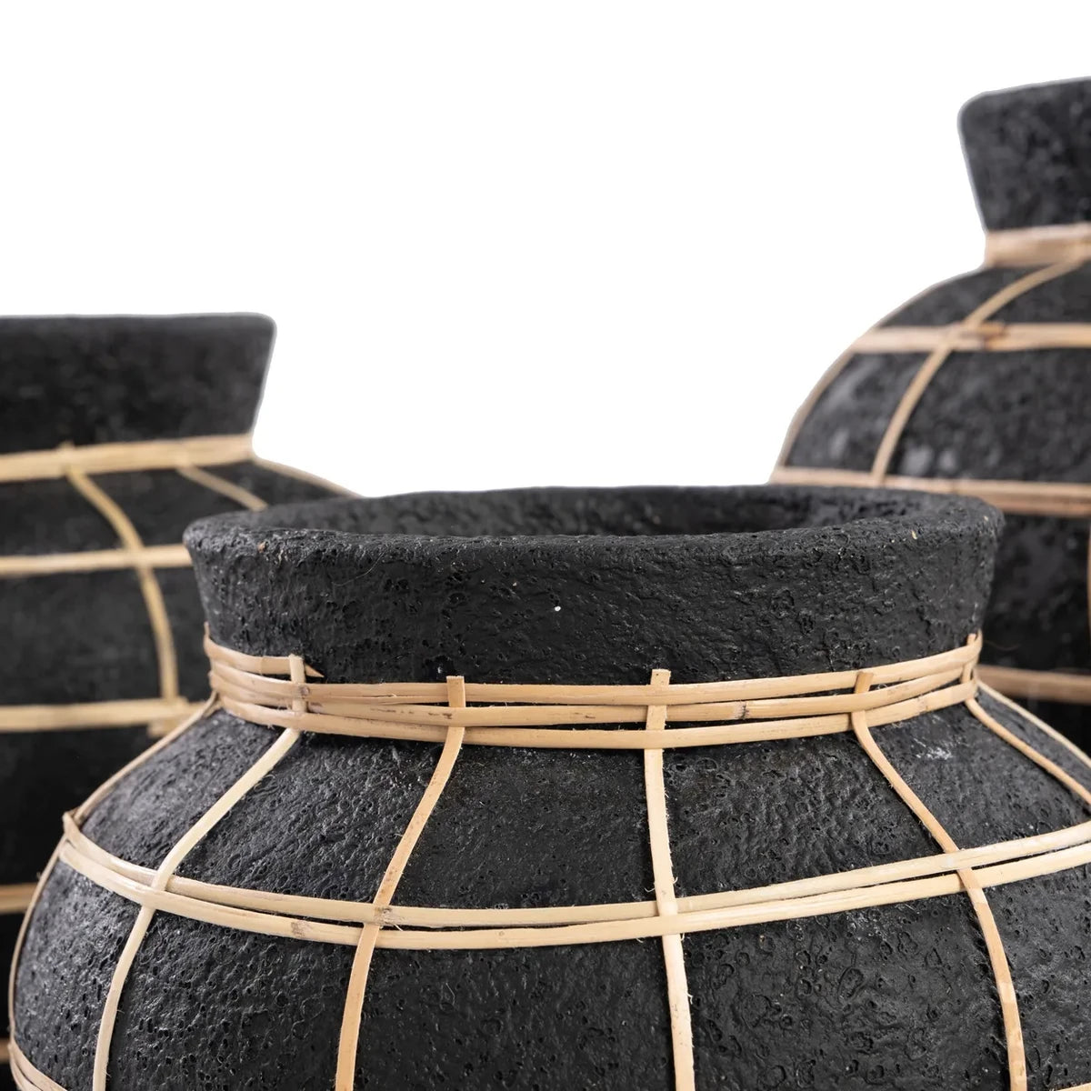Vase Le Ventre - Noir Naturel - L