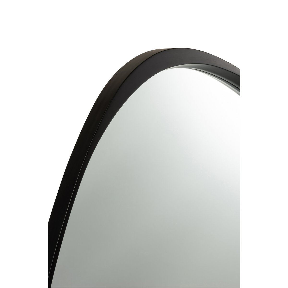 Miroir J-Line Giles - verre - noir - grand