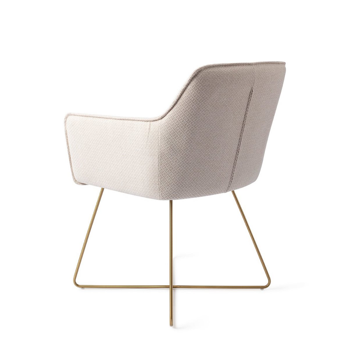 Jesper Home Hofu Chaise de salle à manger Croix Or