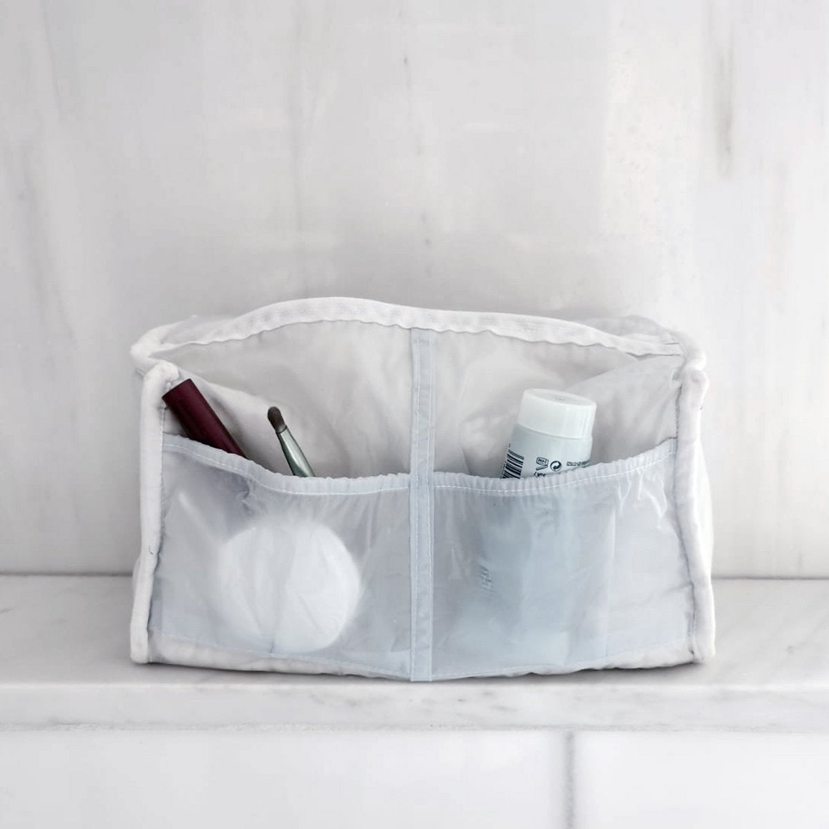 sac cosmétique fait main "Léopard Noir"