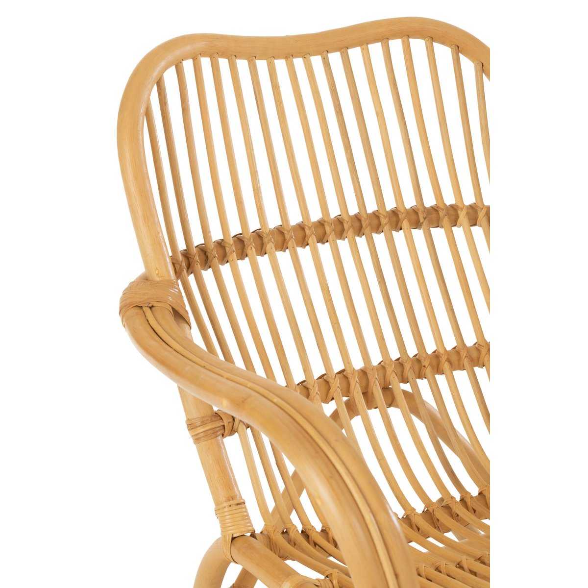 Chaise à bascule J-Line Winand - rotin - naturel