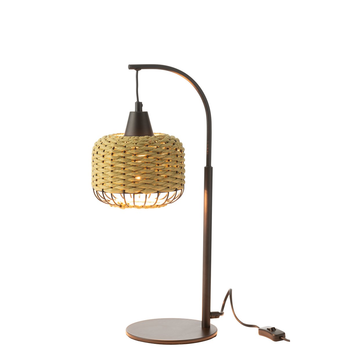 J-Line Lampe Lanterne Métal Vert