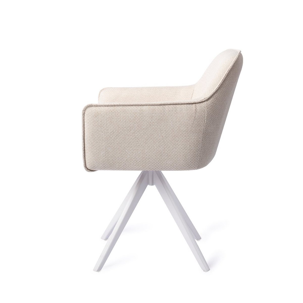 Jesper Home Hofu Chaise de salle à manger Turn Blanc