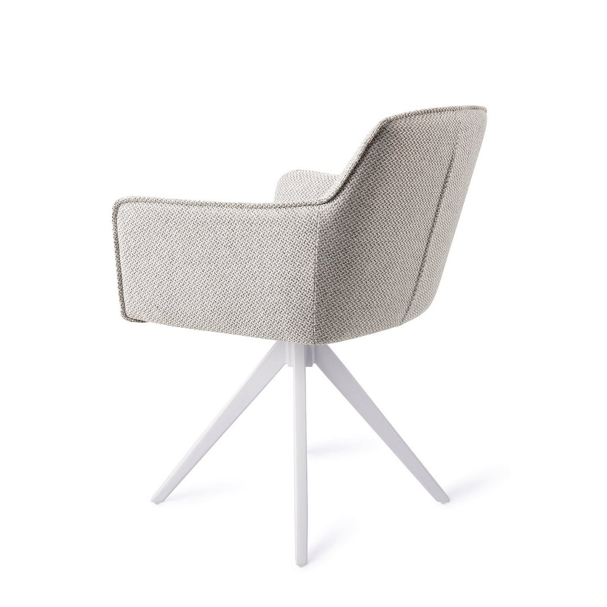 Jesper Home Hofu Chaise de salle à manger Turn Blanc