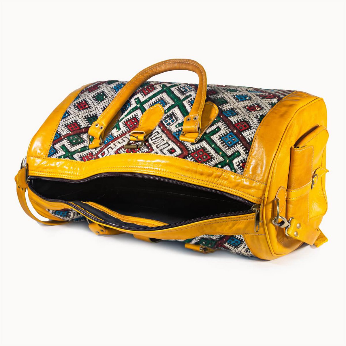 Sac en cuir 'Kilim X'