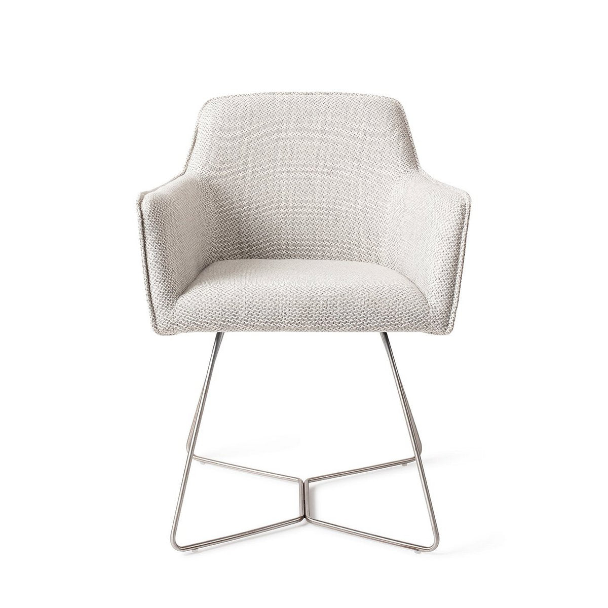 Jesper Home Hofu Chaise de salle à manger Beehive Acier