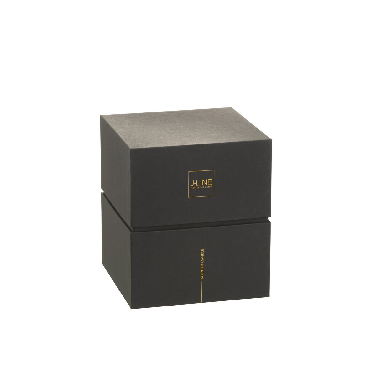 Bougie parfumée J-Line Noa - Zesty Sunburst - verre - ocre - grande - 60U