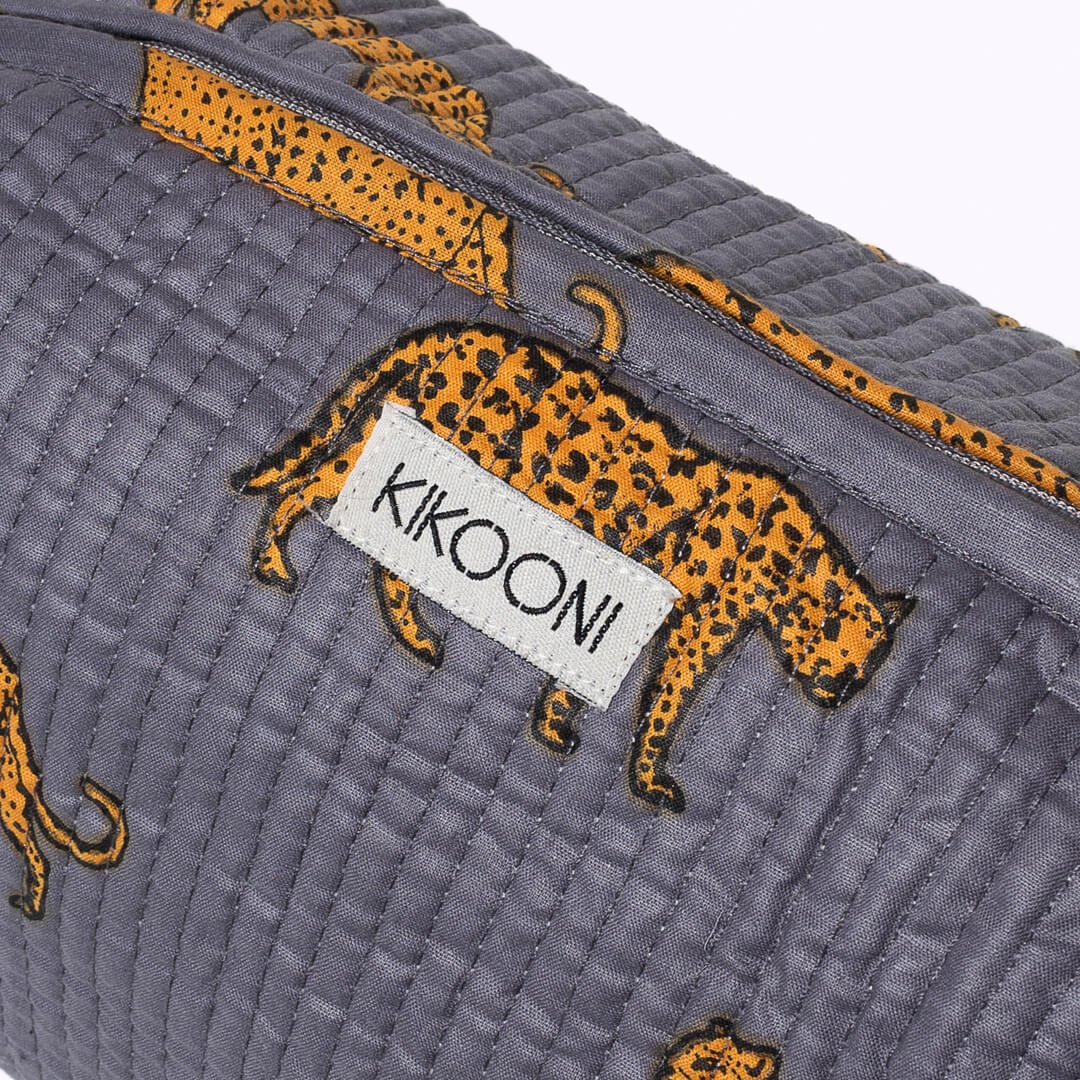 Sac cosmétique "Leopard gris"