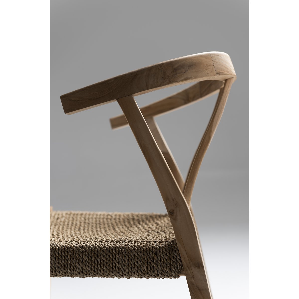 Chaise J-Line Alis Bois de Teck Naturel