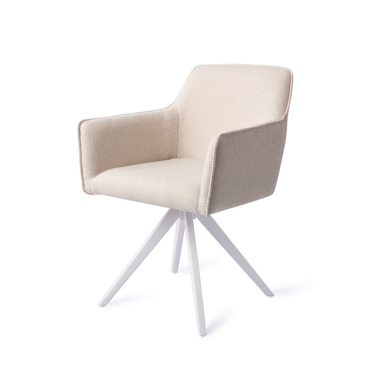 Jesper Home Hofu Chaise de salle à manger Turn Blanc