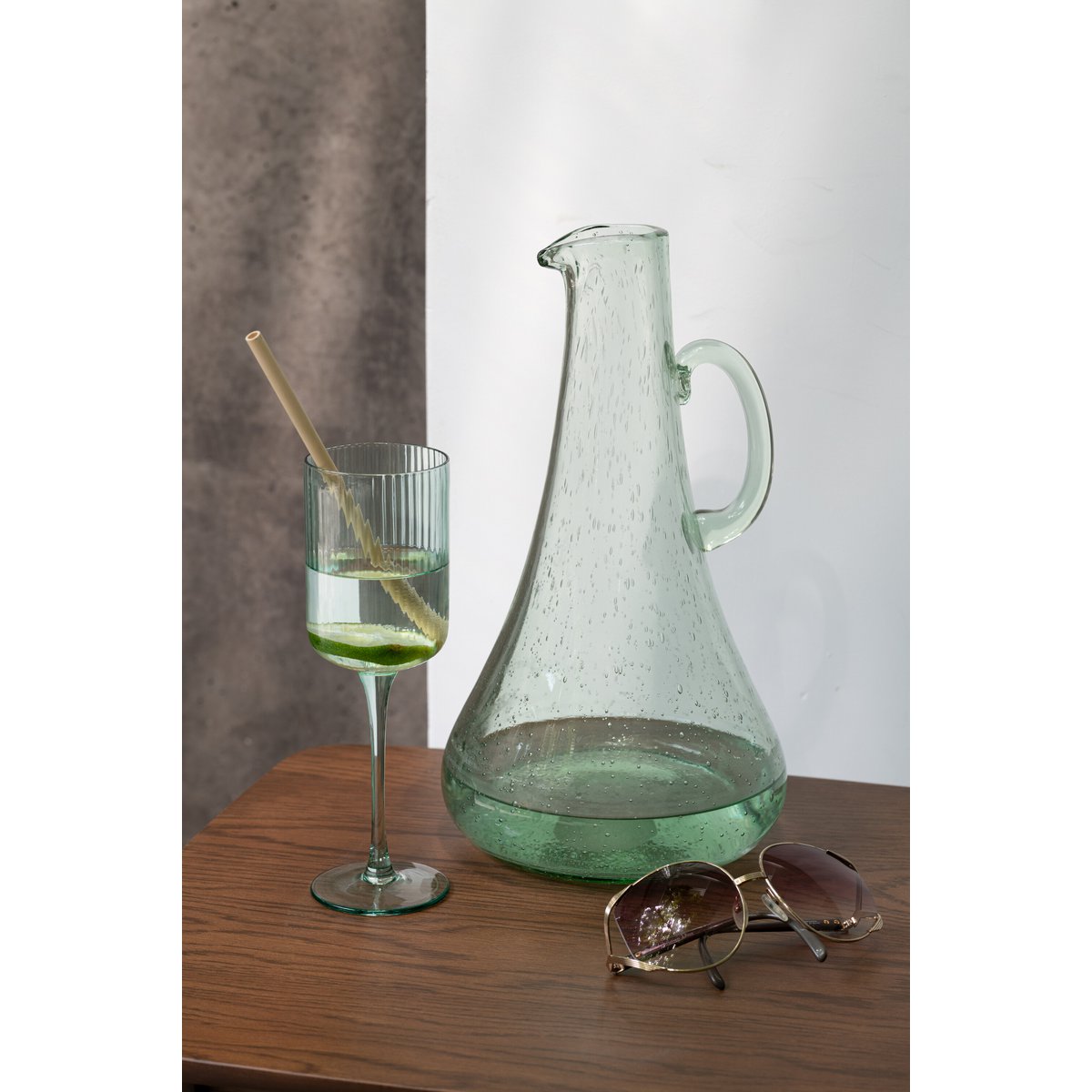 Verre à vin J-Line Ralp - verre - vert
