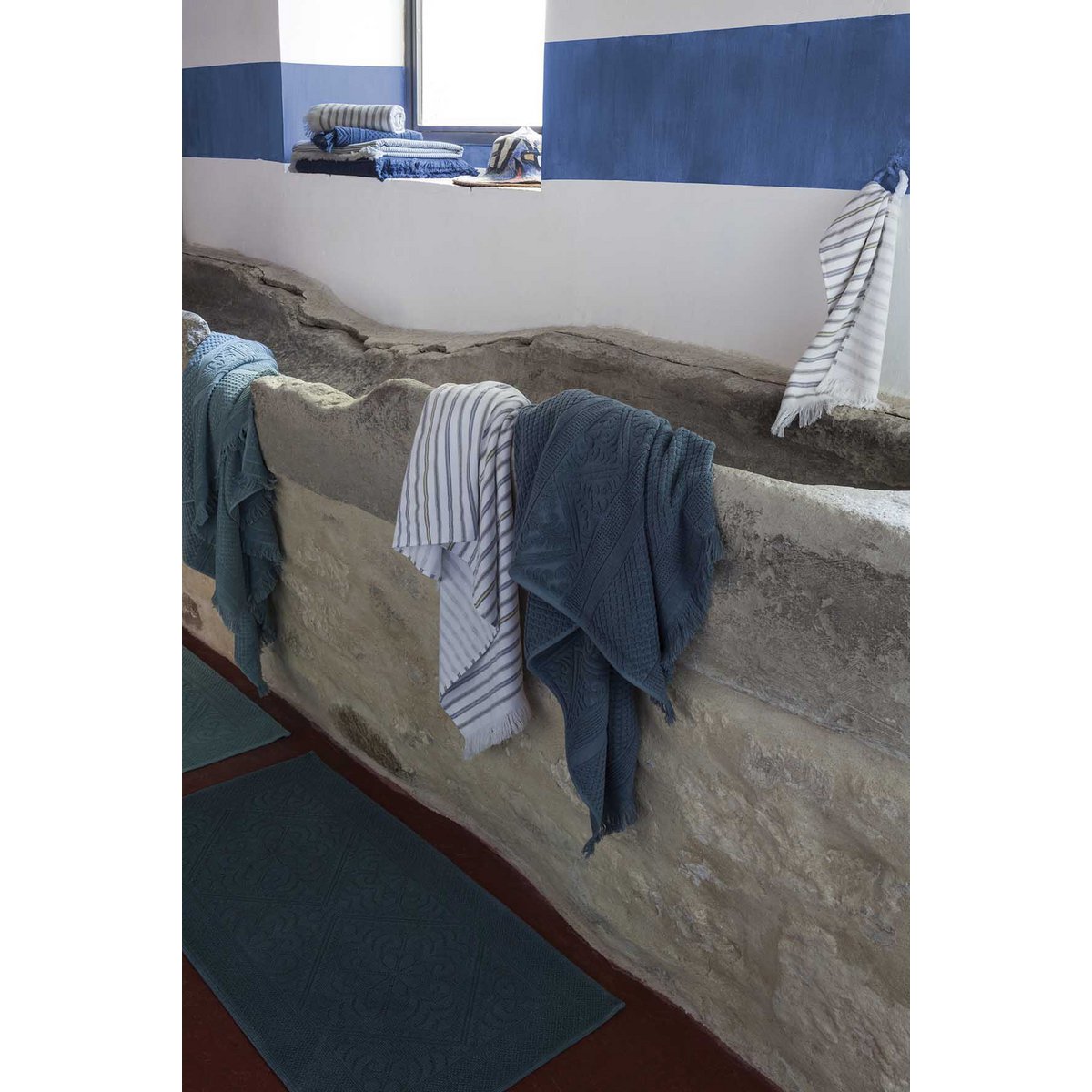 Drap de Douche Zoé Vert de Gris 70 X 140