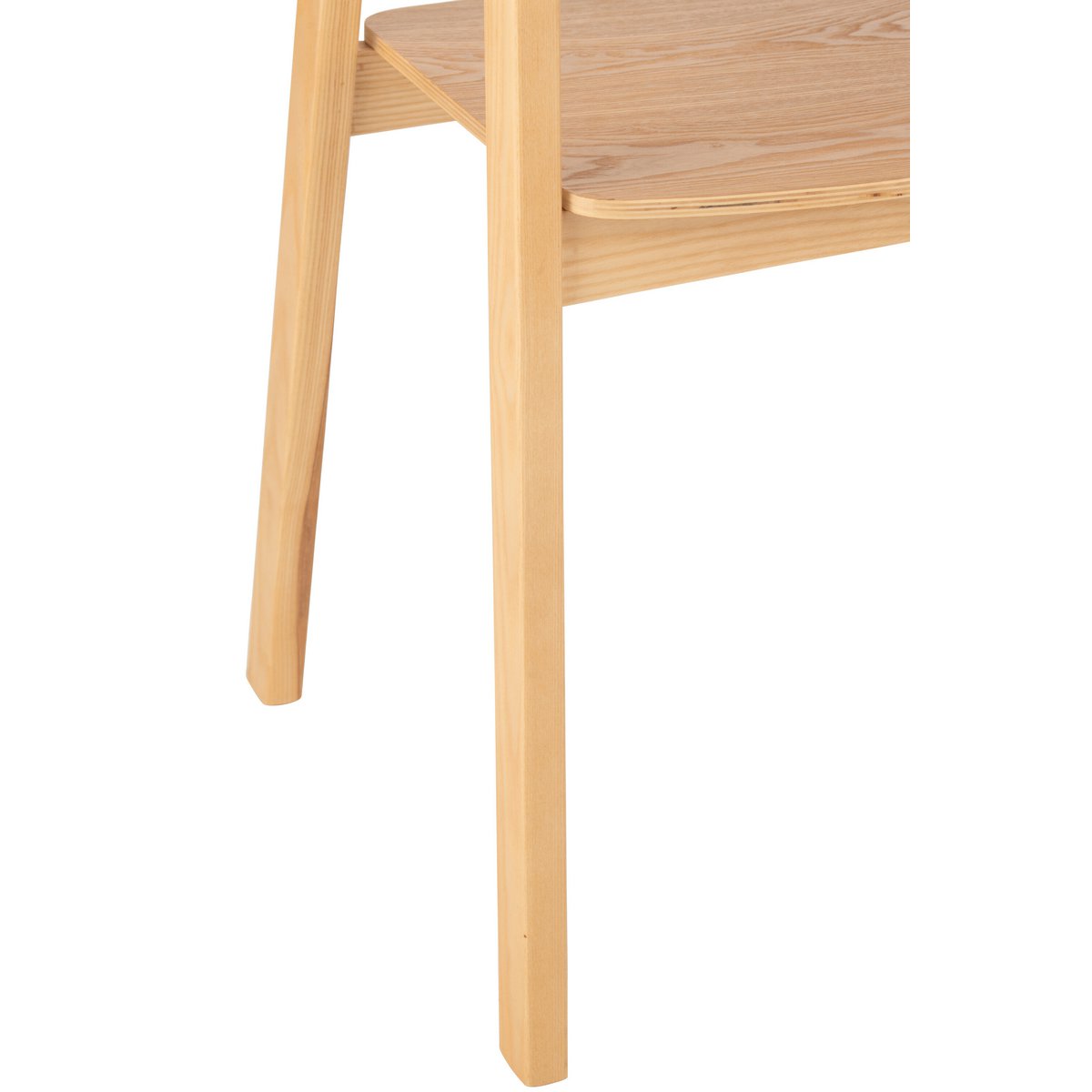 J-Line Chaise Naga Frêne/Corde Naturel