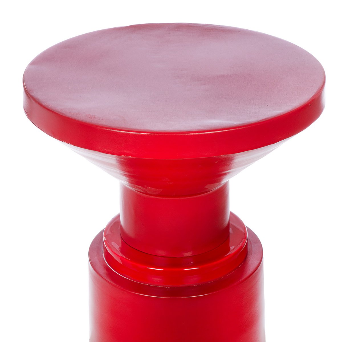Table d'appoint Rouge, rouge H.48 cm