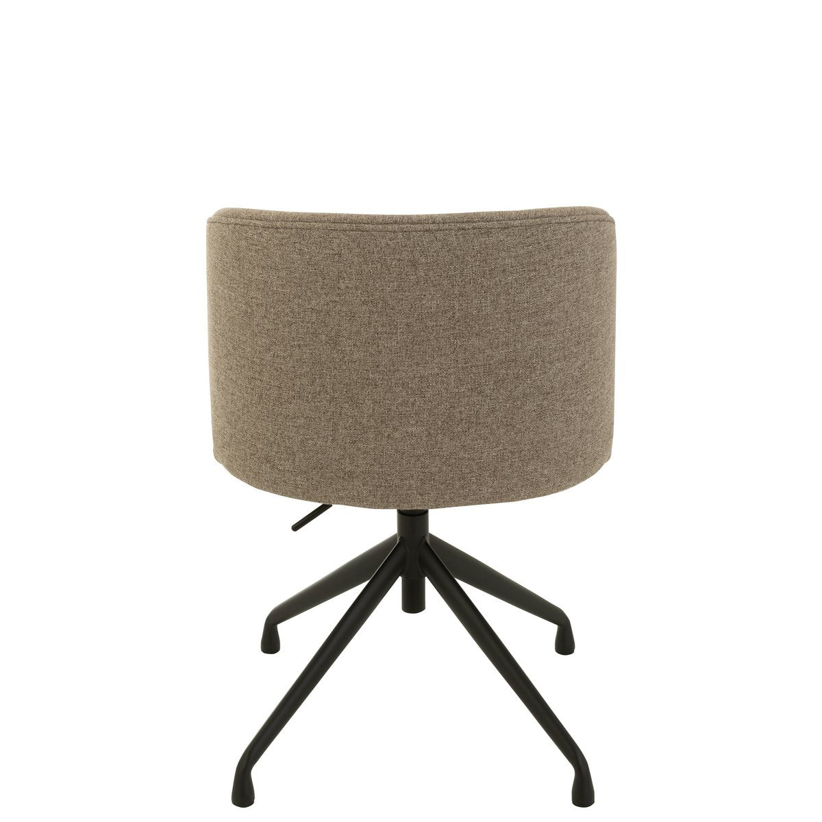 J-Line Chaise Turn/Up/Down Lin Marron Foncé/Beige