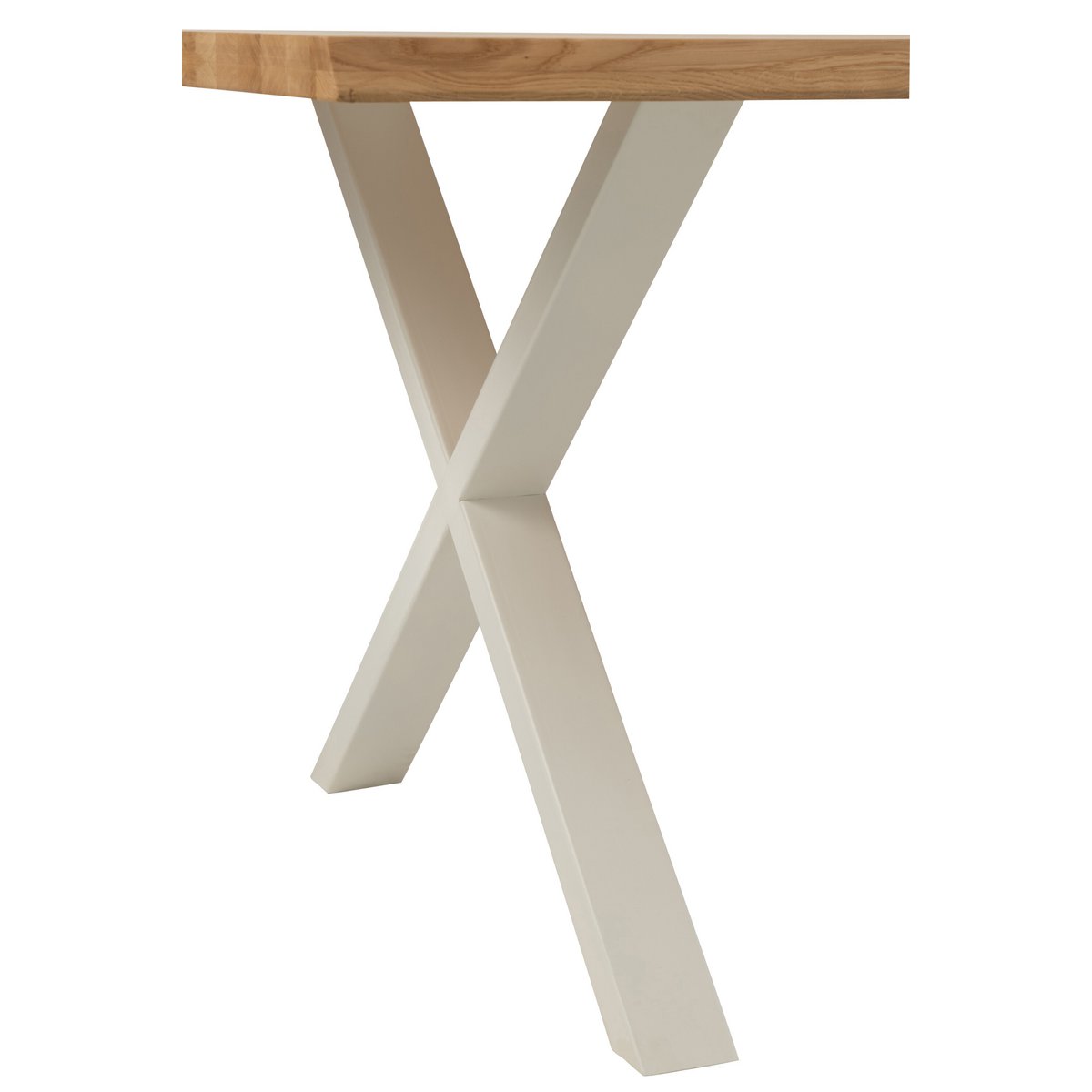 Table J-Line Legs Cross - métal - blanc