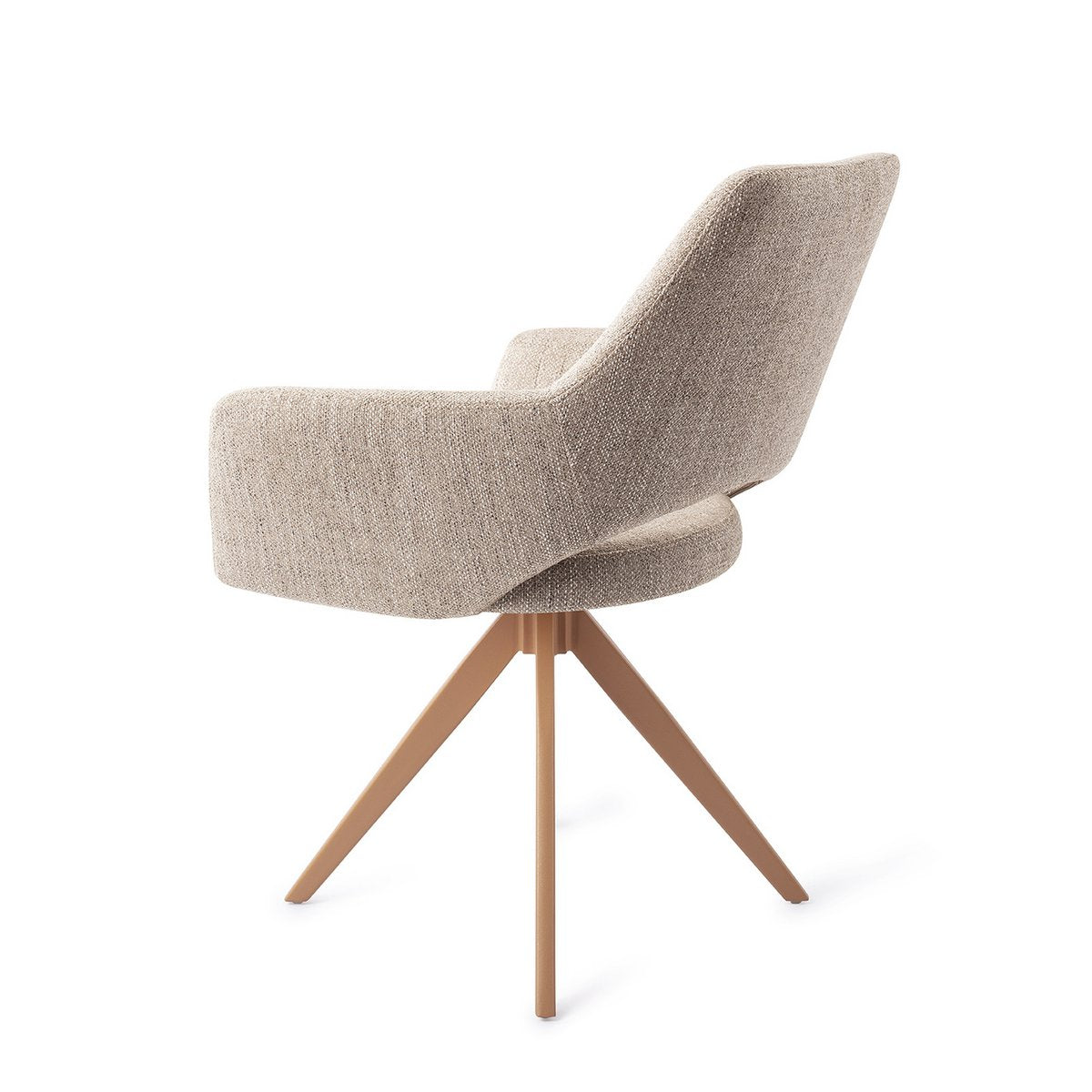 Jesper Home Yanai Chaise de salle à manger Turn Peach