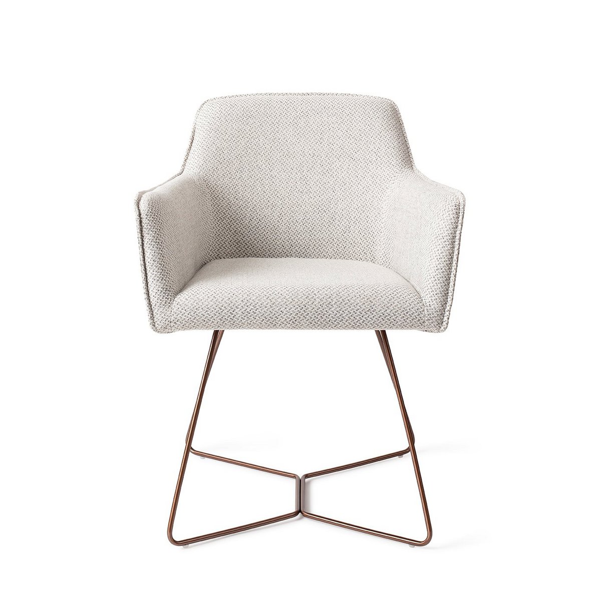 Jesper Home Hofu Chaise de salle à manger Beehive Rose