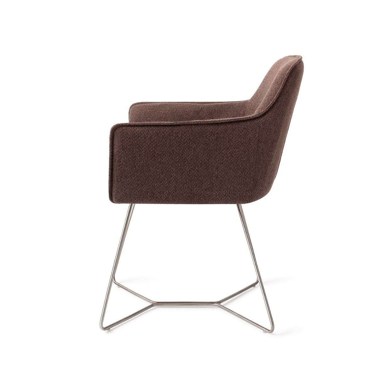 Jesper Home Hofu Chaise de salle à manger Beehive Acier