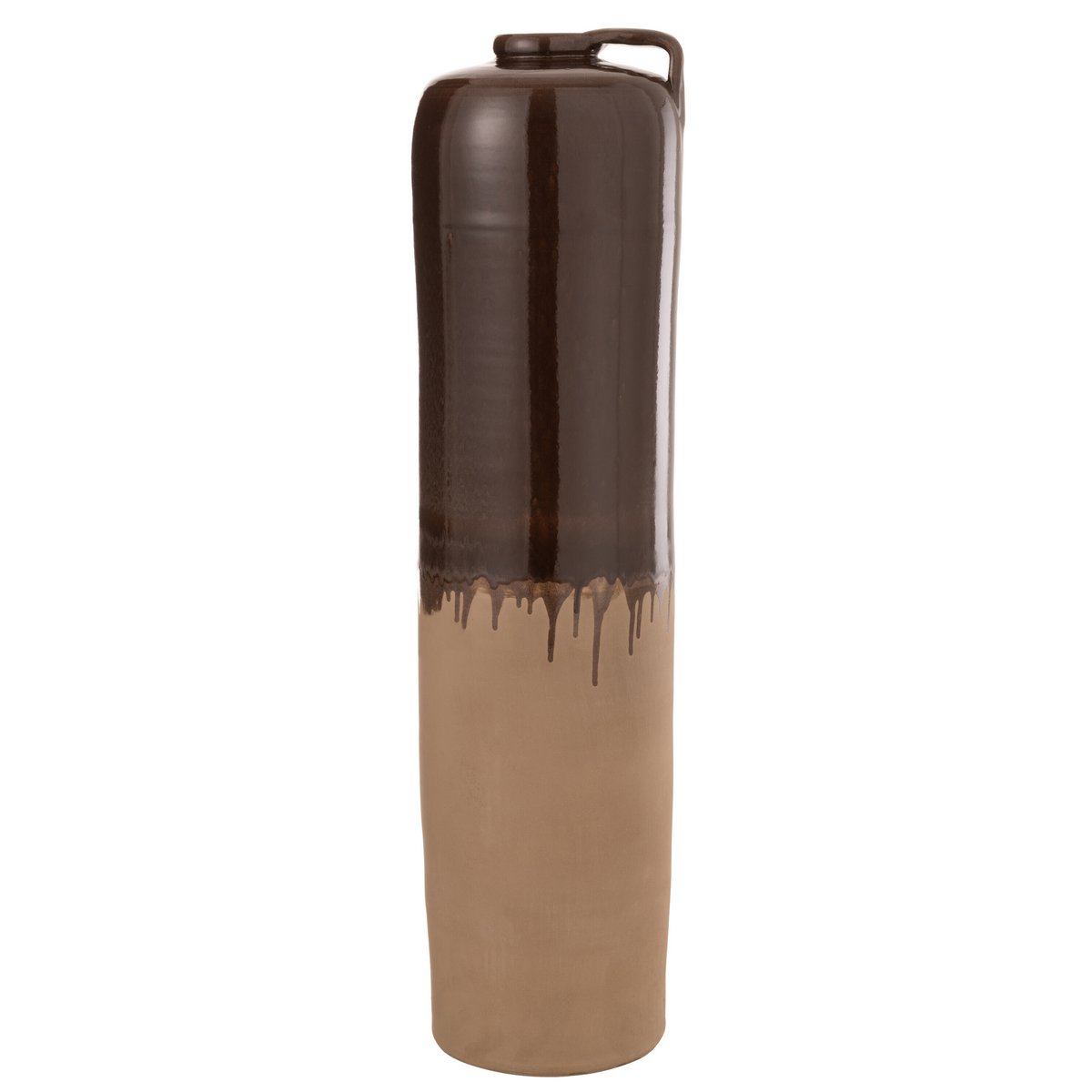 Poignée de vase J-Line - céramique - beige/marron - grand - 88,00 cm de haut
