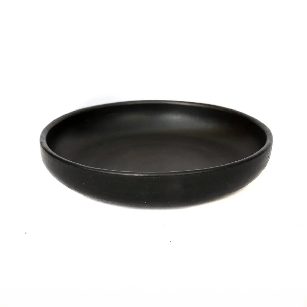 Assiette Creuse Brûlée - Noir - M