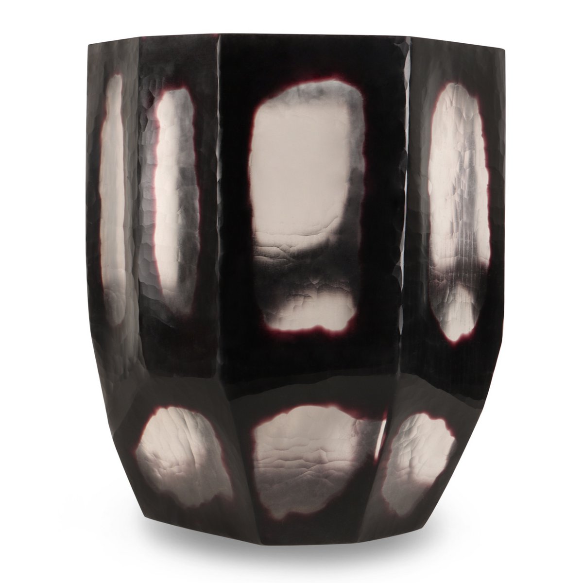 HSM Collection-Vase Fall Medium-Ø31x33-Noir/Transparent-Verre