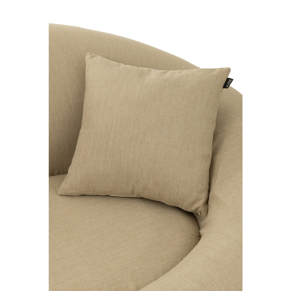 Coussin J-Line Outdoor - polyéthylène - beige