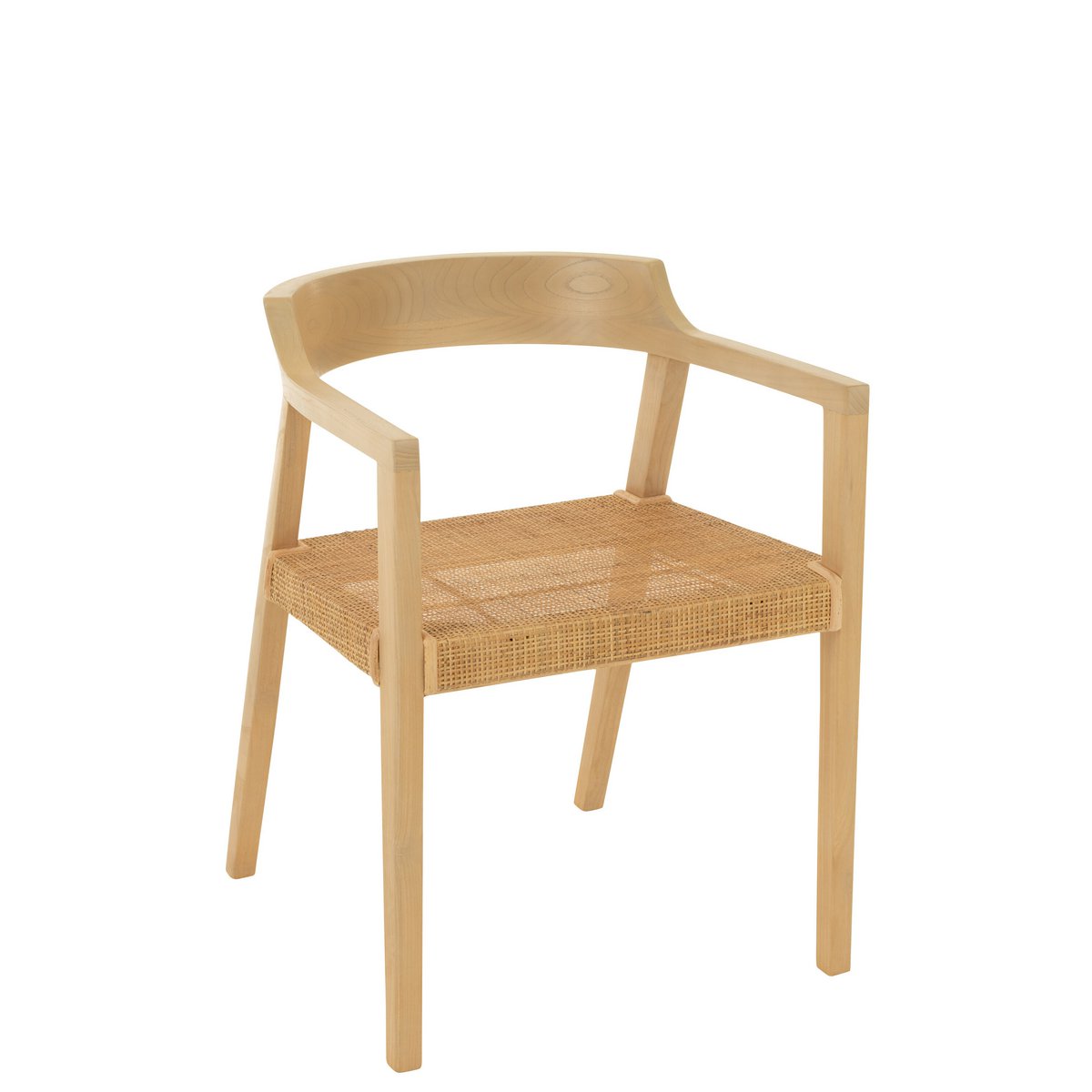 Chaise J-Line Square Open Sungkai - bois - naturel